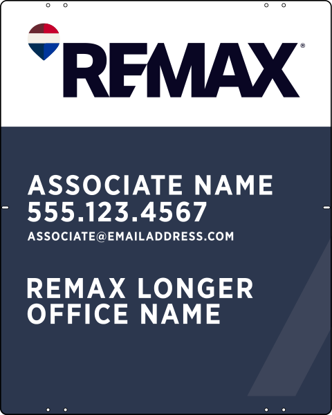 Associate Name Sign Panel, 30h x 24w, Steel